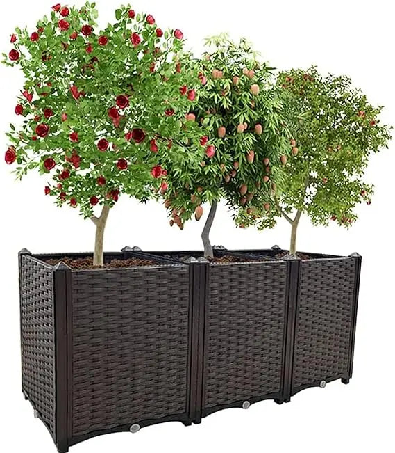 Large Outdoor Planters Elevated Garden Boxes Raised Beds