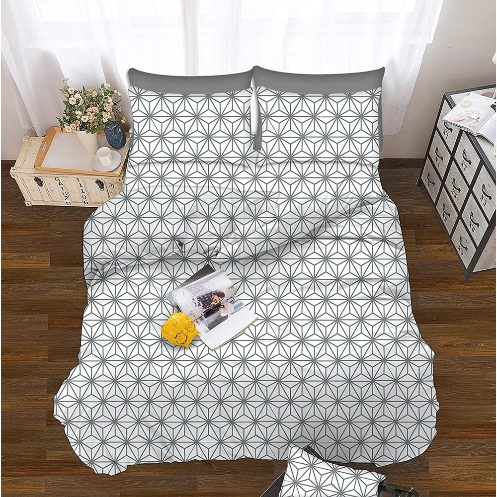 Full Bed Sheet Set 1500 Thread Count Microfiber Gray