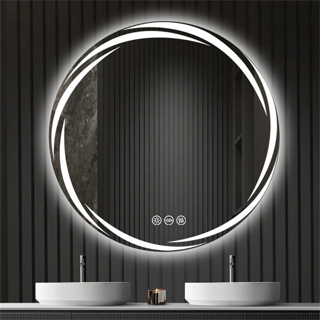 Anti Fog LED Bathroom Mirror with Adjustable Backlight