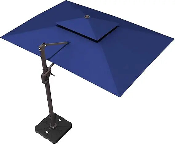 Patio Cantilever Umbrella With 360 Degree Rotation Windproof
