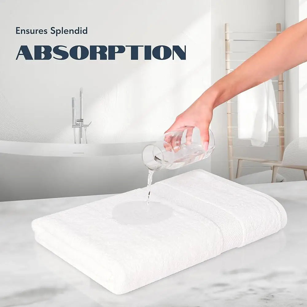 Luxury Extra Large Bath Towels 2 Pack Spa Quality Cotton