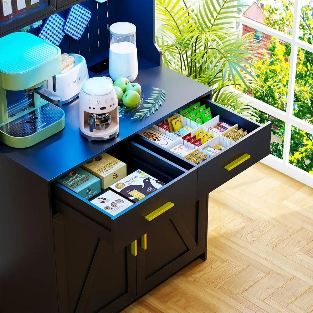 Storage Cabinets With USB C Ports And Auto Sensor LED