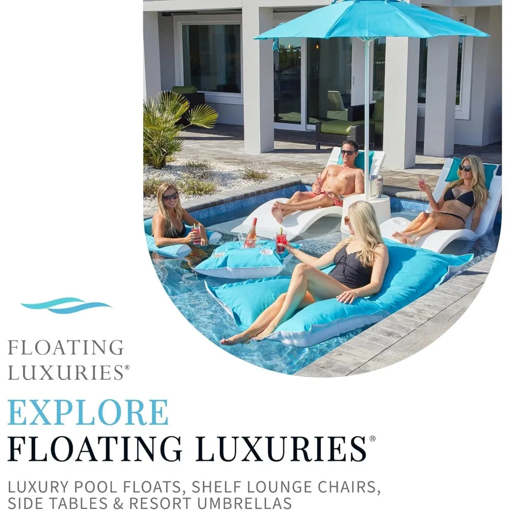 In Pool Lounger With Drink And Phone Holders Up To 9 Inches