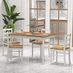Compact Dining Table Set With Chairs For Small Space Living