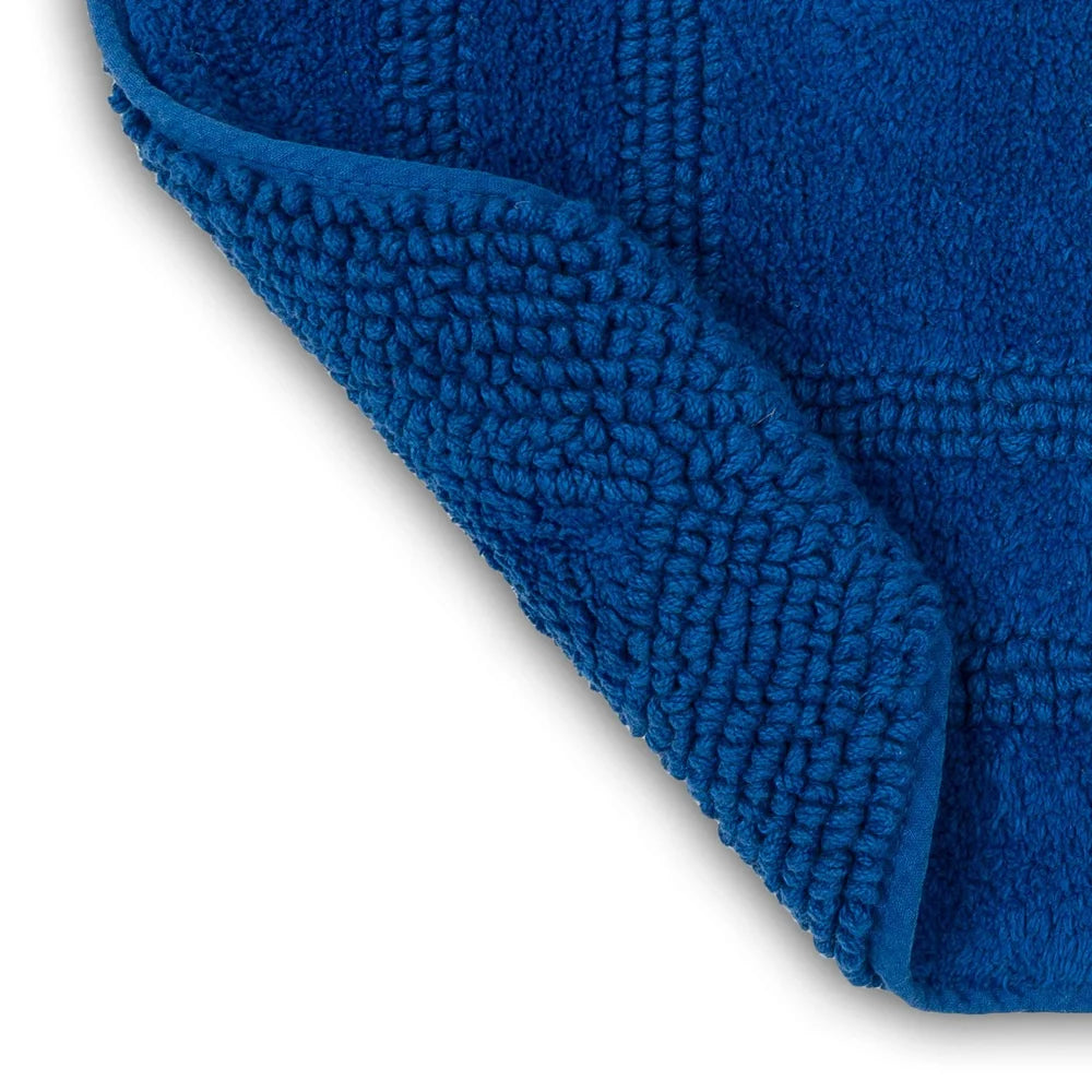 Soft Cotton Bath Mat Machine Washable Reversible 21x34