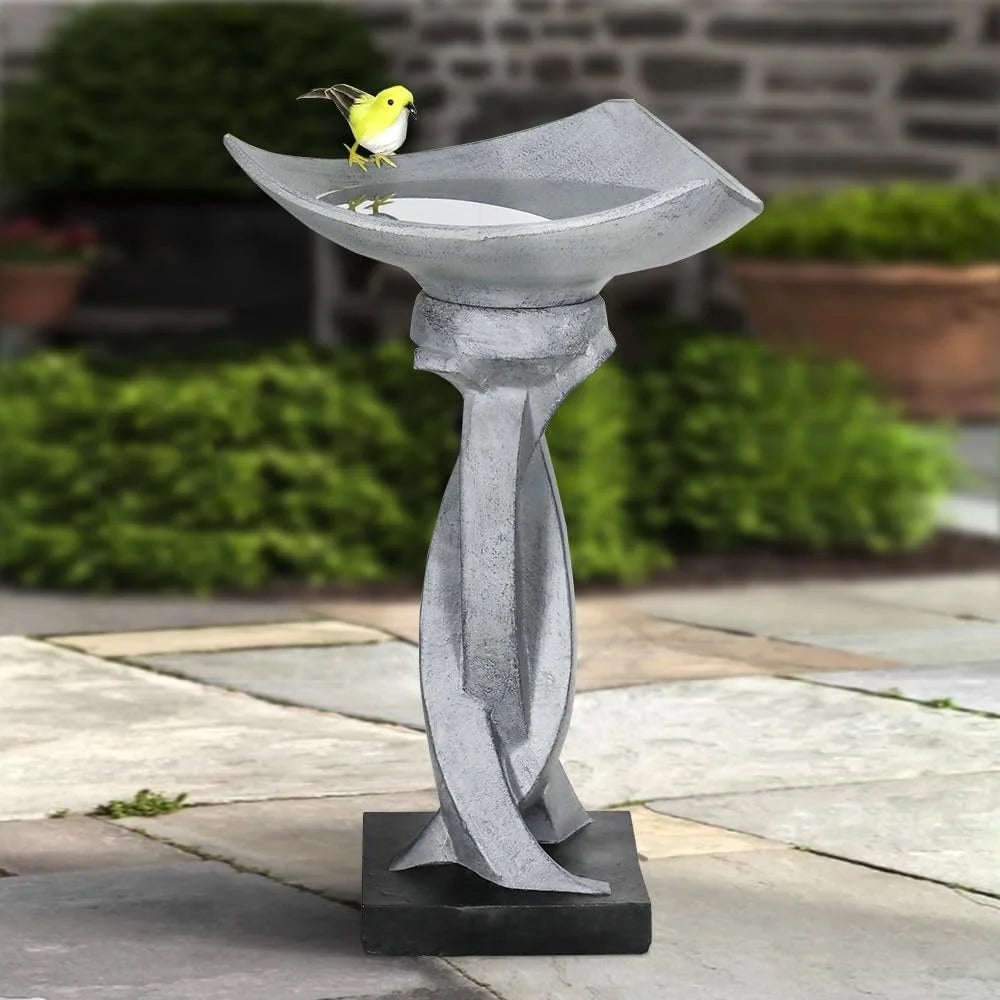 Hign Concerned Concrete Bird Bath Lotus Design Fountain
