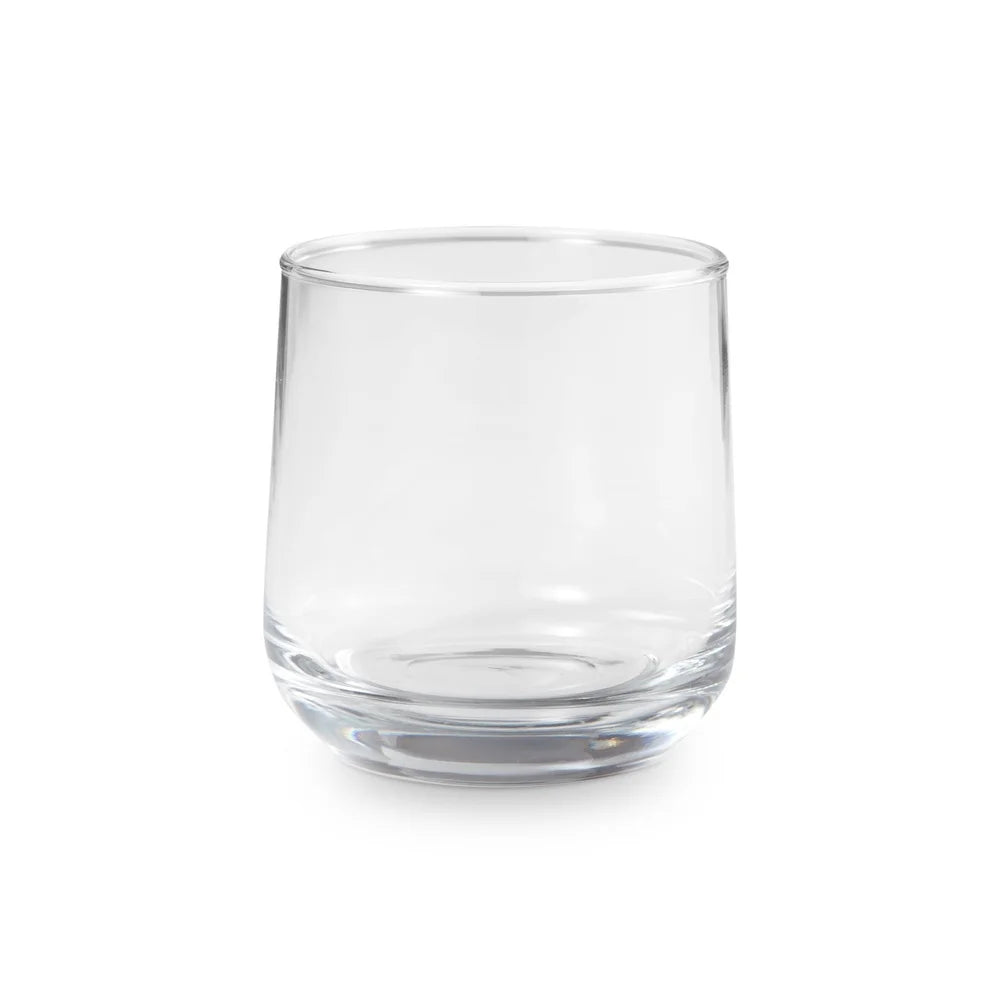 16 Piece Drinking Glass Set Clear Glassware Dishwasher Safe
