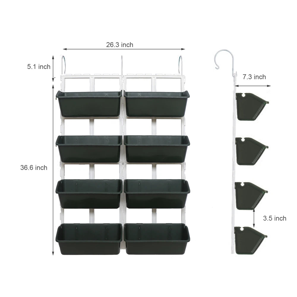 4 Tier Vertical Garden Planter for Space-Saving Flower Displays