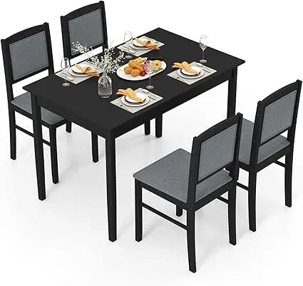 Compact Dining Table Set With Chairs For Small Space Living