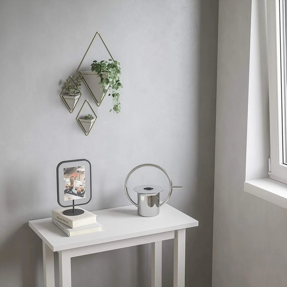 Modern Wall Planter Set 2 Hanging Pots for Succulents
