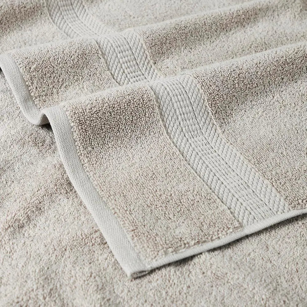 6 Piece Ultra Soft Rayon Bamboo Cotton Towel Set Absorbent