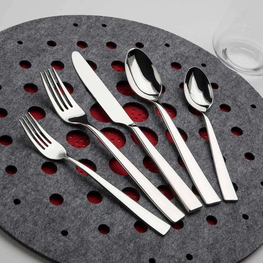 60 Piece Silverware Resto Collection Polished Flatware Set