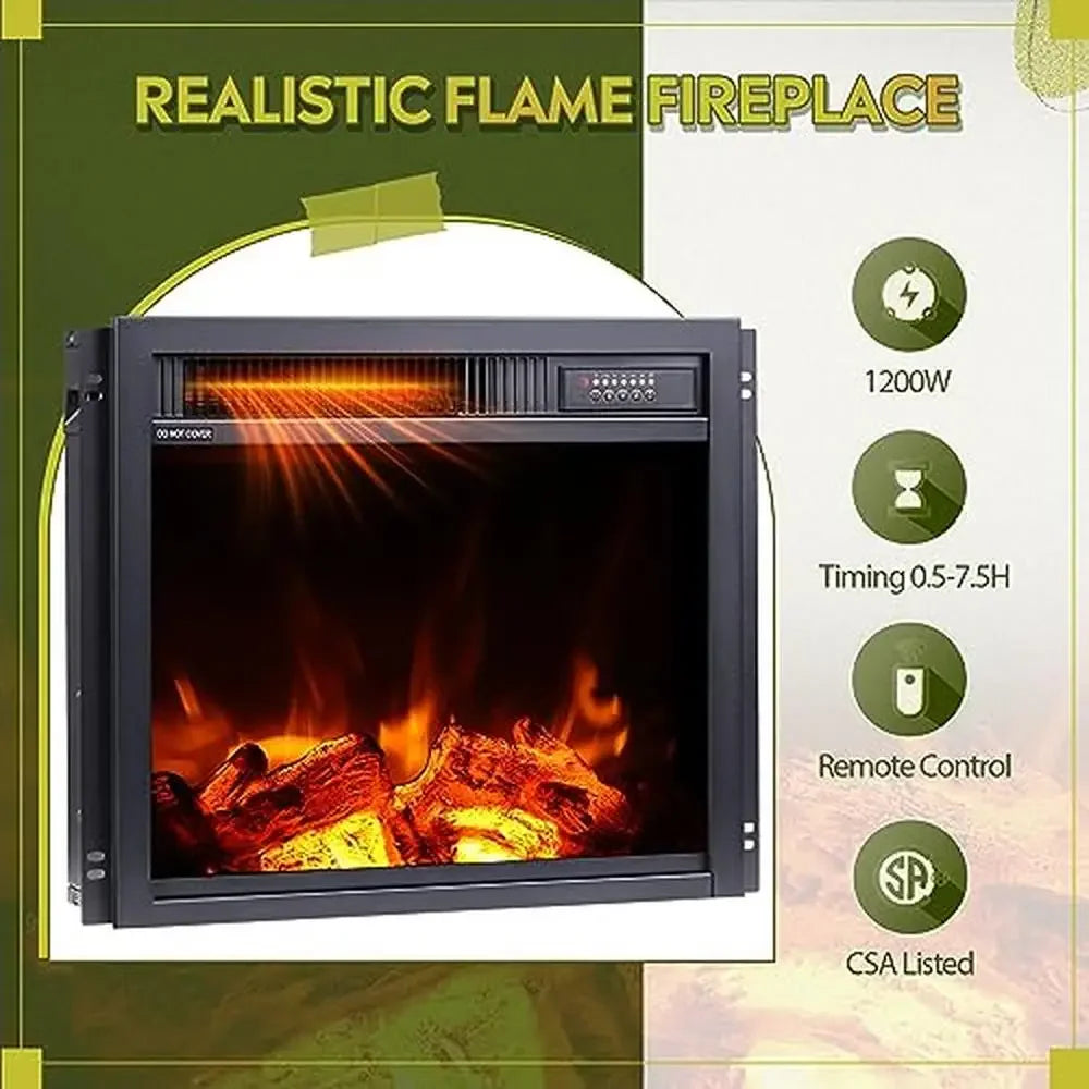 Entertainment Center 65 Inch TV Stand Electric Fireplace