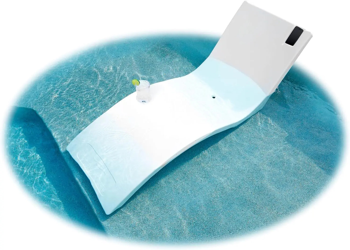 In Pool Lounger With Drink And Phone Holders Up To 9 Inches