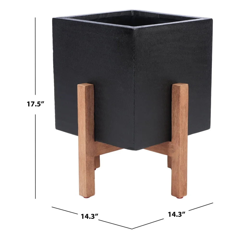 DUTRIEUX Modern Glam Patio Planter Stand Weather Resistant
