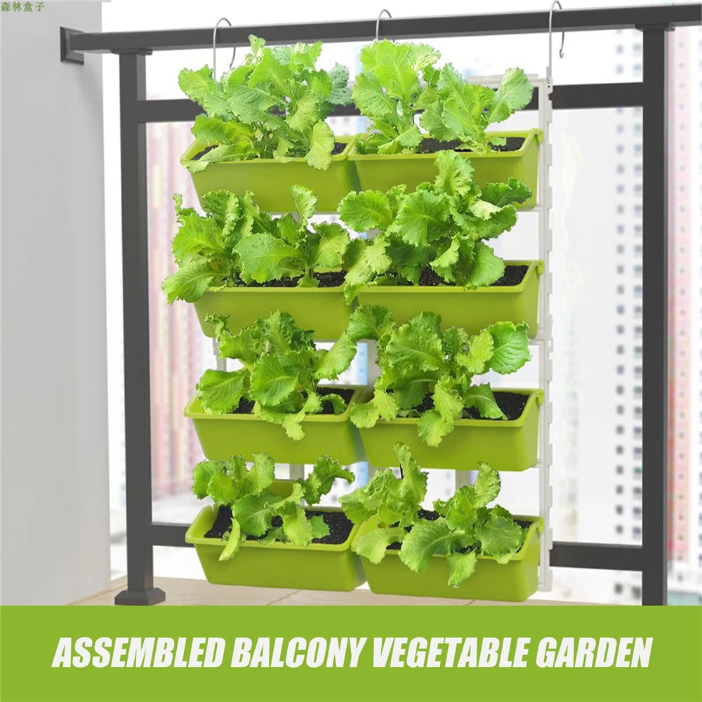 4 Tier Vertical Garden Planter for Space-Saving Flower Displays