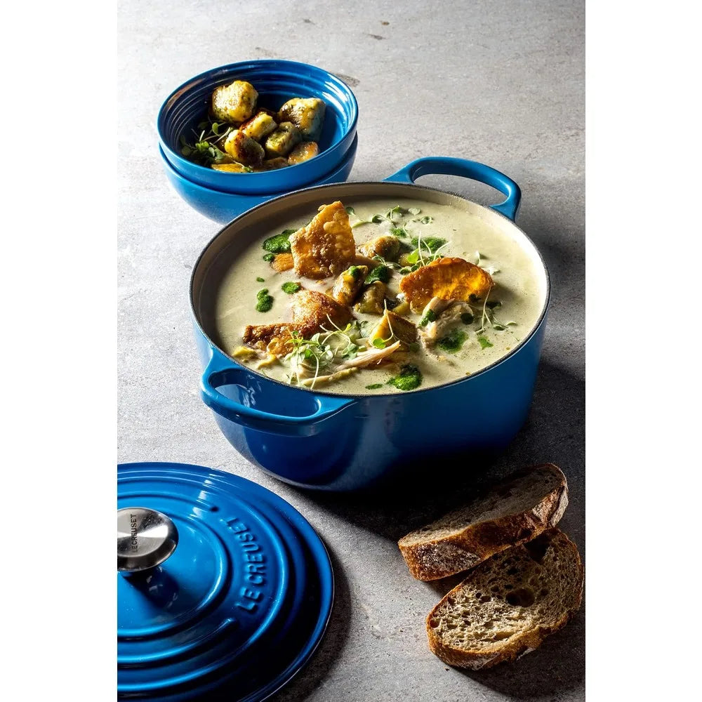 Enameled Cast Iron Signature Dutch Oven 5.5 Qt Marseille