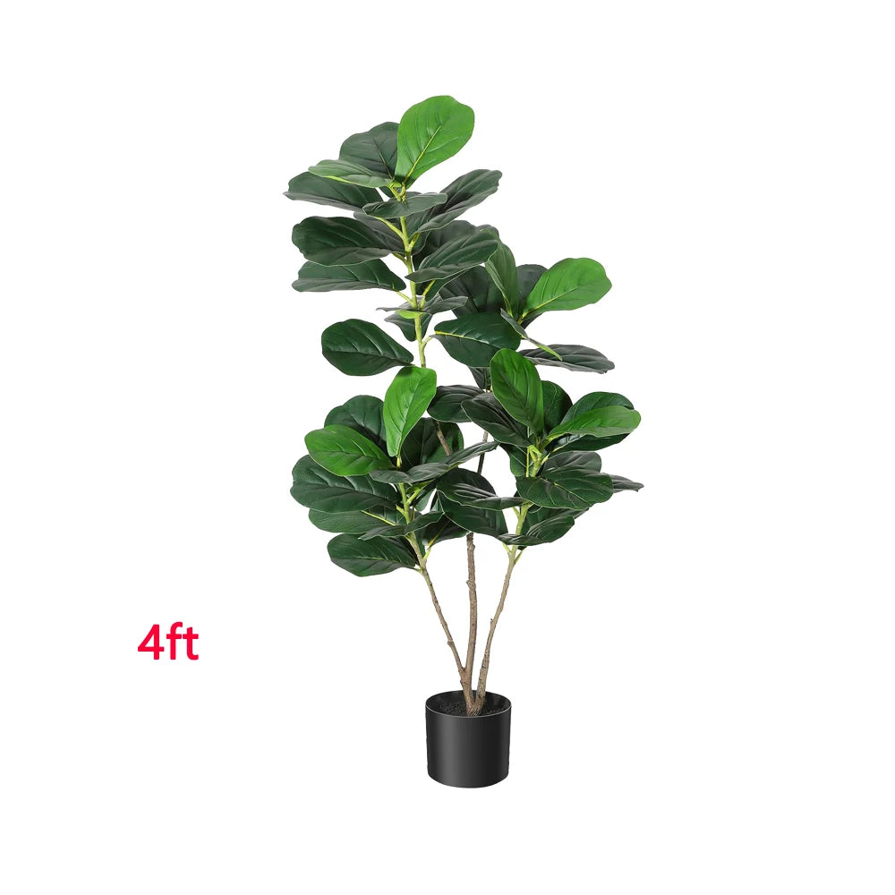 6ft Tall Faux Fiddle Leaf Fig Tree for Home Decor
