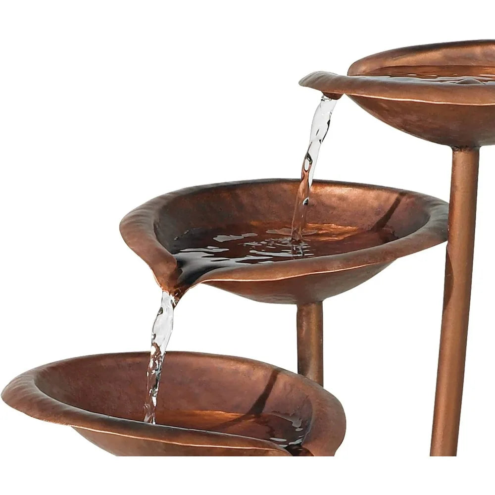 Lamps Plus Ashton Water Lilies And Cat Tails Resin Fountain