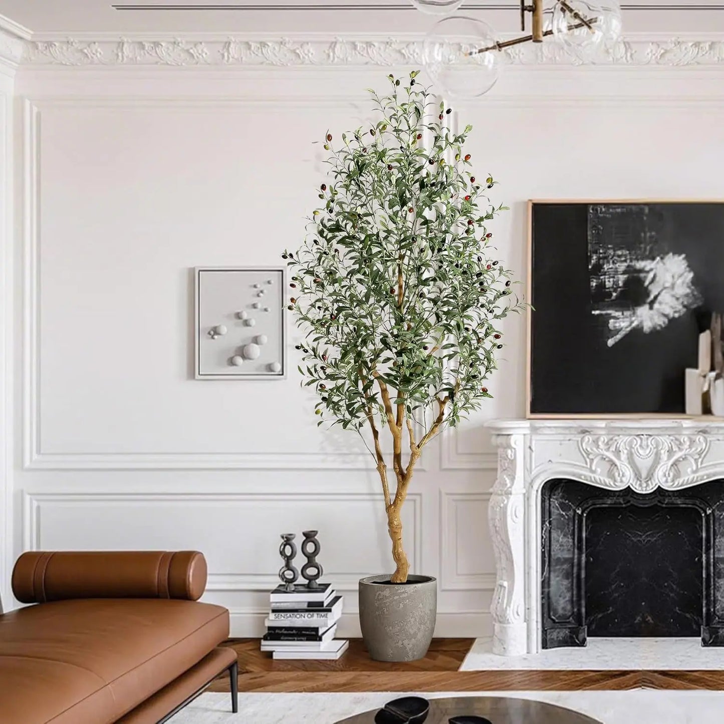 HiMIS Olive Trees Artificial Indoor Decor For Home Office