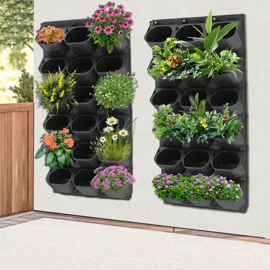 Hign-concerned Wall Planter 36 Pots Wall Mounted Flower Pot