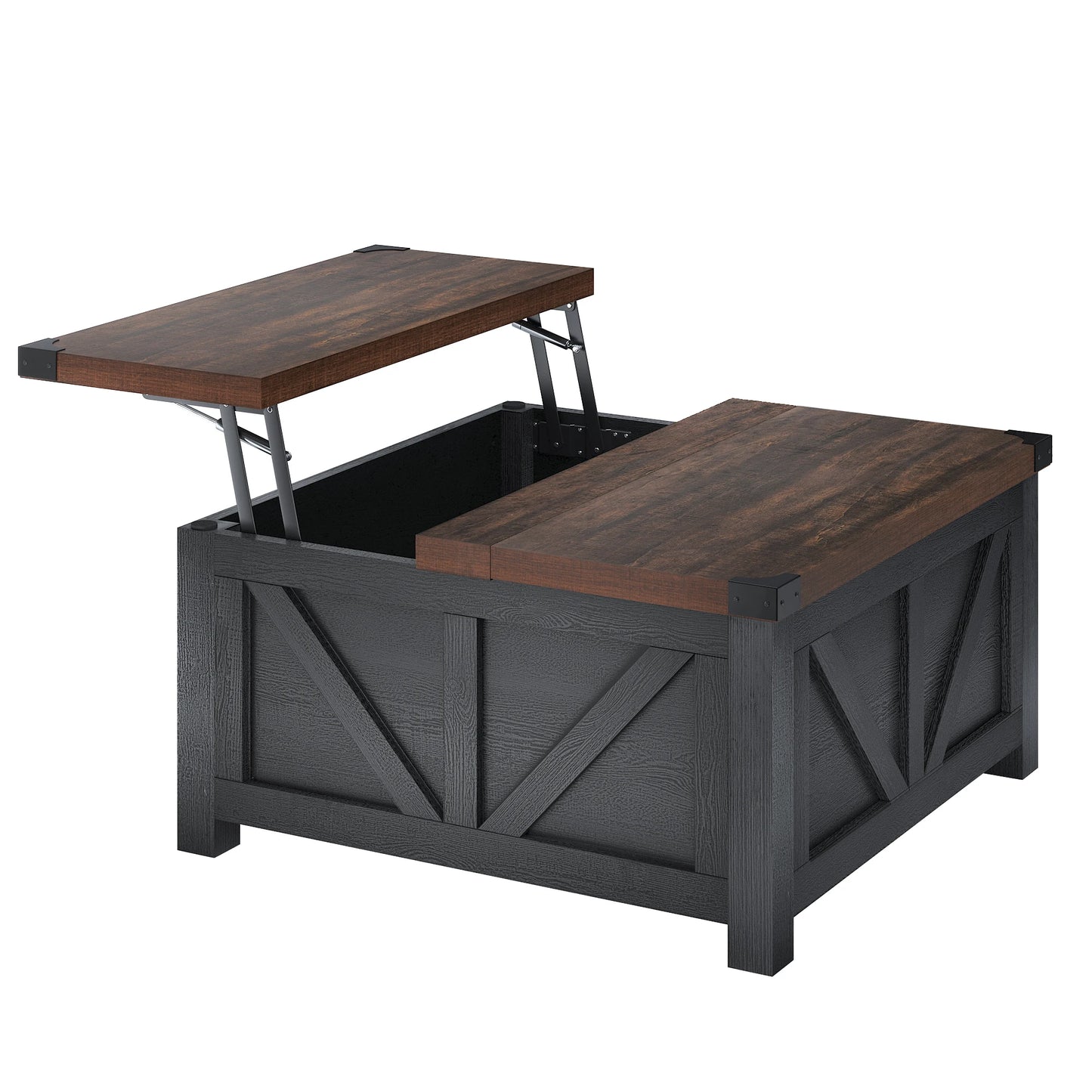 Lift Top Coffee Table with Hidden Storage for Living Room