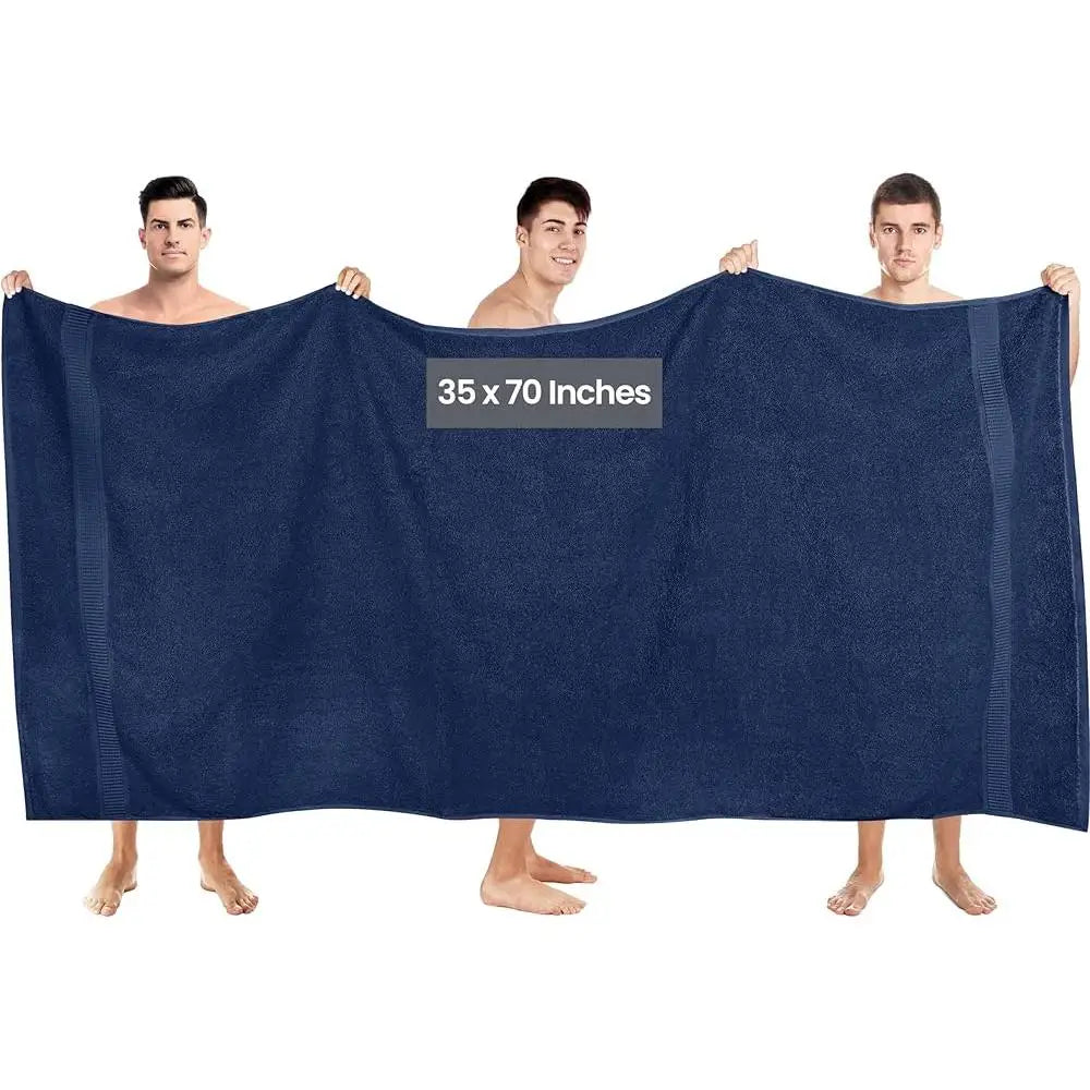 Luxurious Bath Sheets Set 2 Pieces 600GSM Organic Cotton