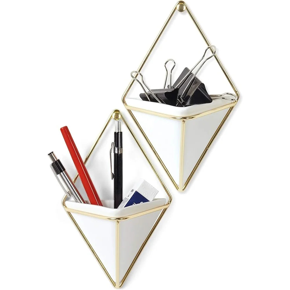 Modern Wall Planter Set 2 Hanging Pots for Succulents