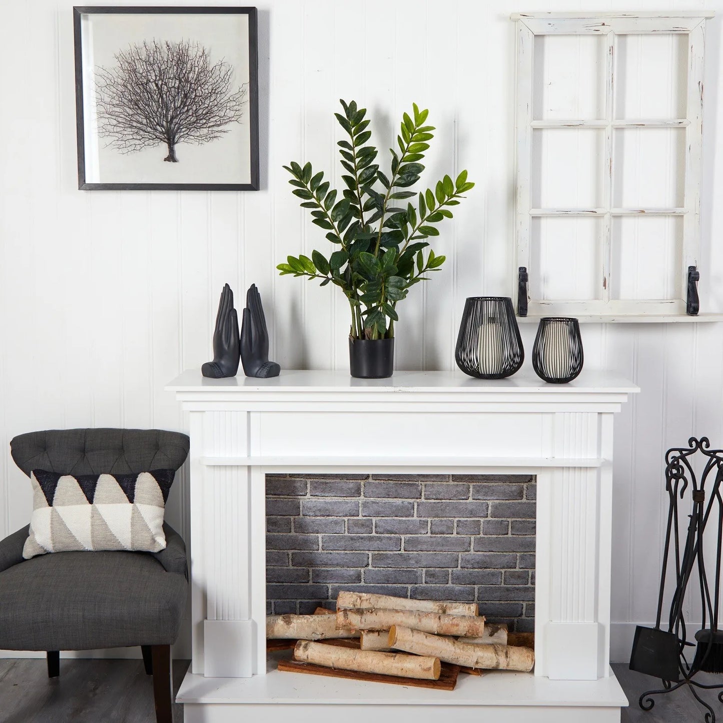 3 Foot Artificial Zamioculcas Plant for Home Office Decor