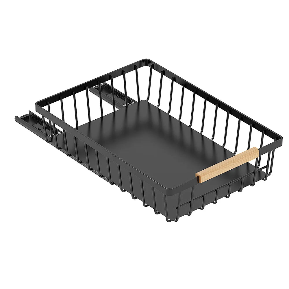 2 Pack No Drill Pull Out Cabinet Organizer Spice Rack