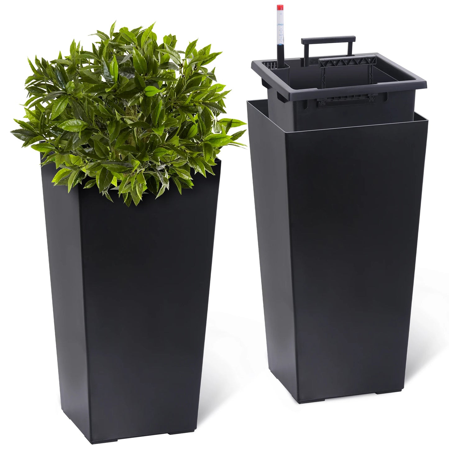 Hign-concerned Planters Outdoor Indoor Pots With Drainage