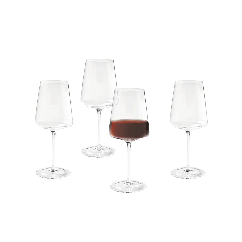 Clear Flared Red Wine Glass Set Of 4 17 Oz Dishwasher Safe
