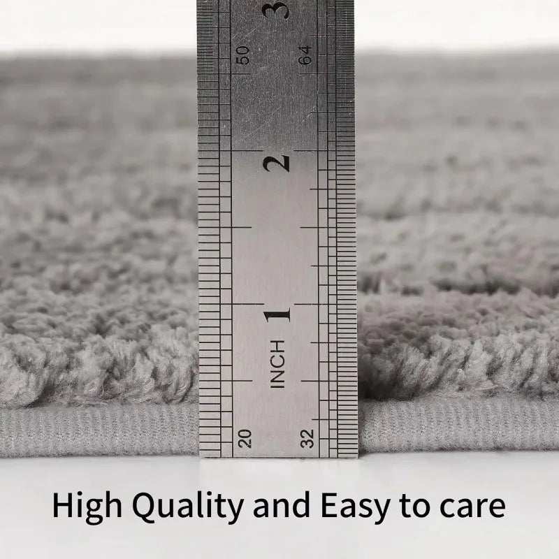 Ultra Absorbent Microfiber Bathroom Rug Set 3 Piece