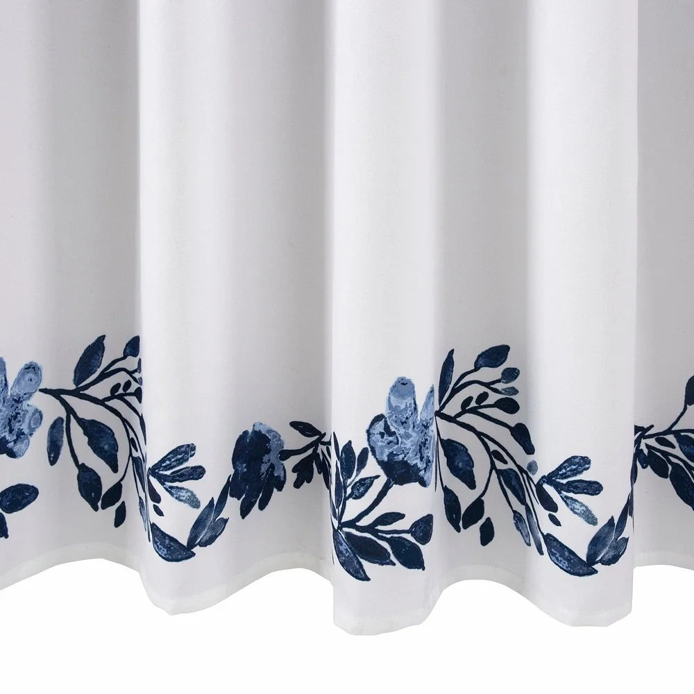 Elegant Floral Shower Curtain 72x72 Waterproof for Spa-Like Bathroom Experience