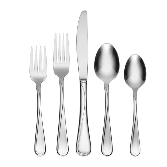 20-Piece Stainless Steel Flatware Set for Elegant Dining