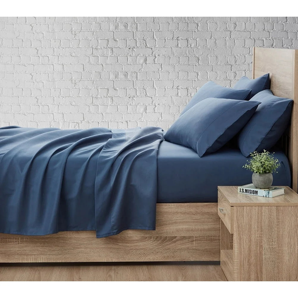 Soft Queen Sheet Set 4 Piece Deep Pocket Polyester