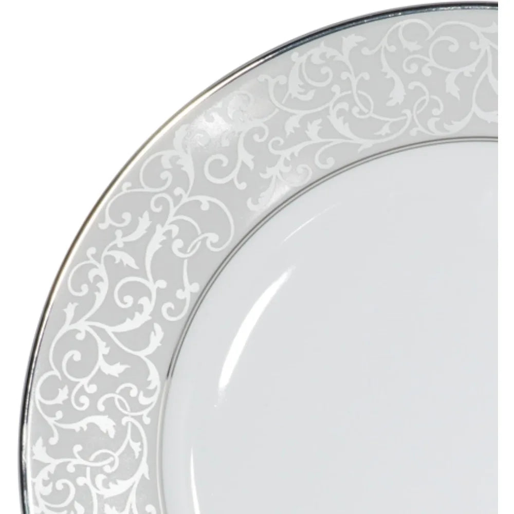 Home Parchment Dinnerware Set 40 Piece Service For 8