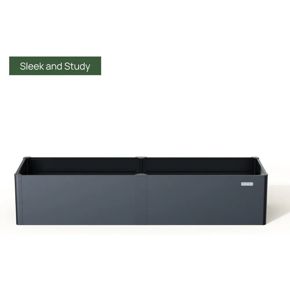 Vego Garden Modern Raised Bed 17 Tall 27x83 Steel Planter