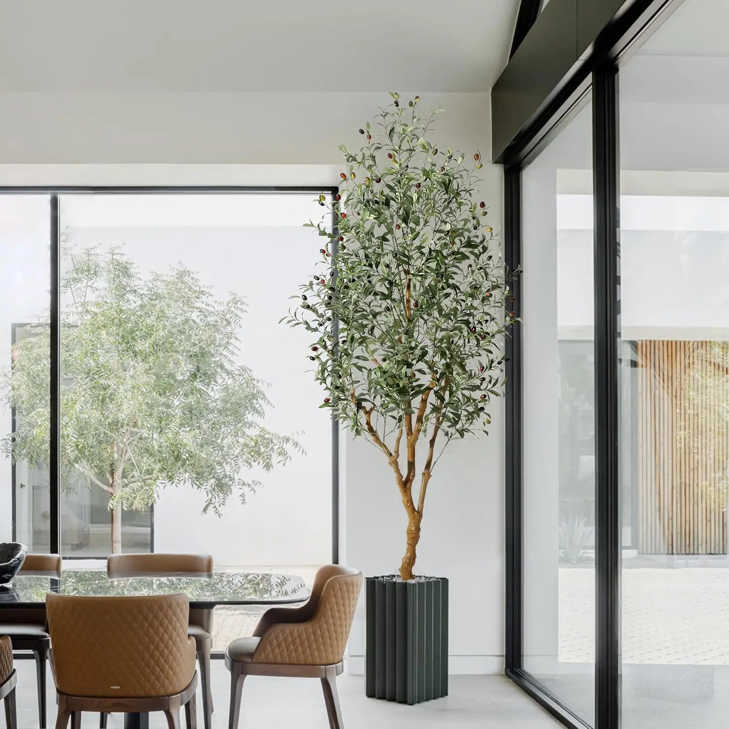 HiMIS Olive Trees Artificial Indoor Decor For Home Office