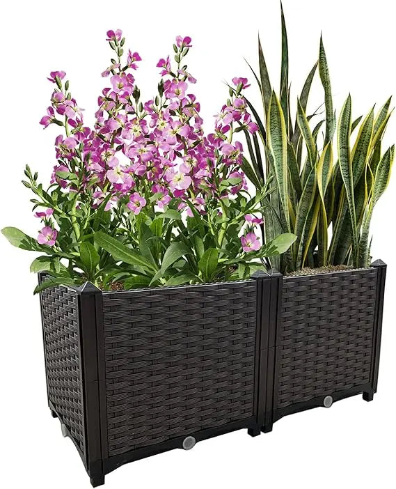 Large Outdoor Planters Elevated Garden Boxes Raised Beds