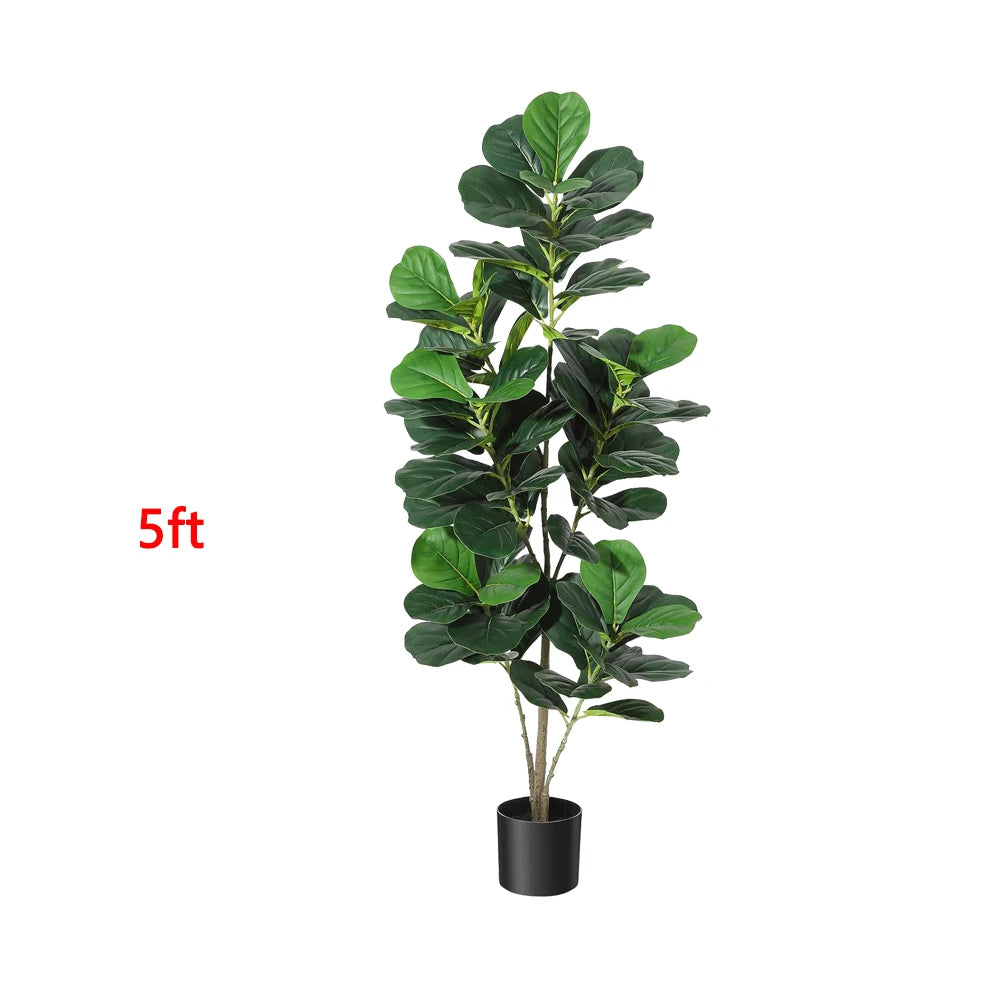 6ft Tall Faux Fiddle Leaf Fig Tree for Home Decor