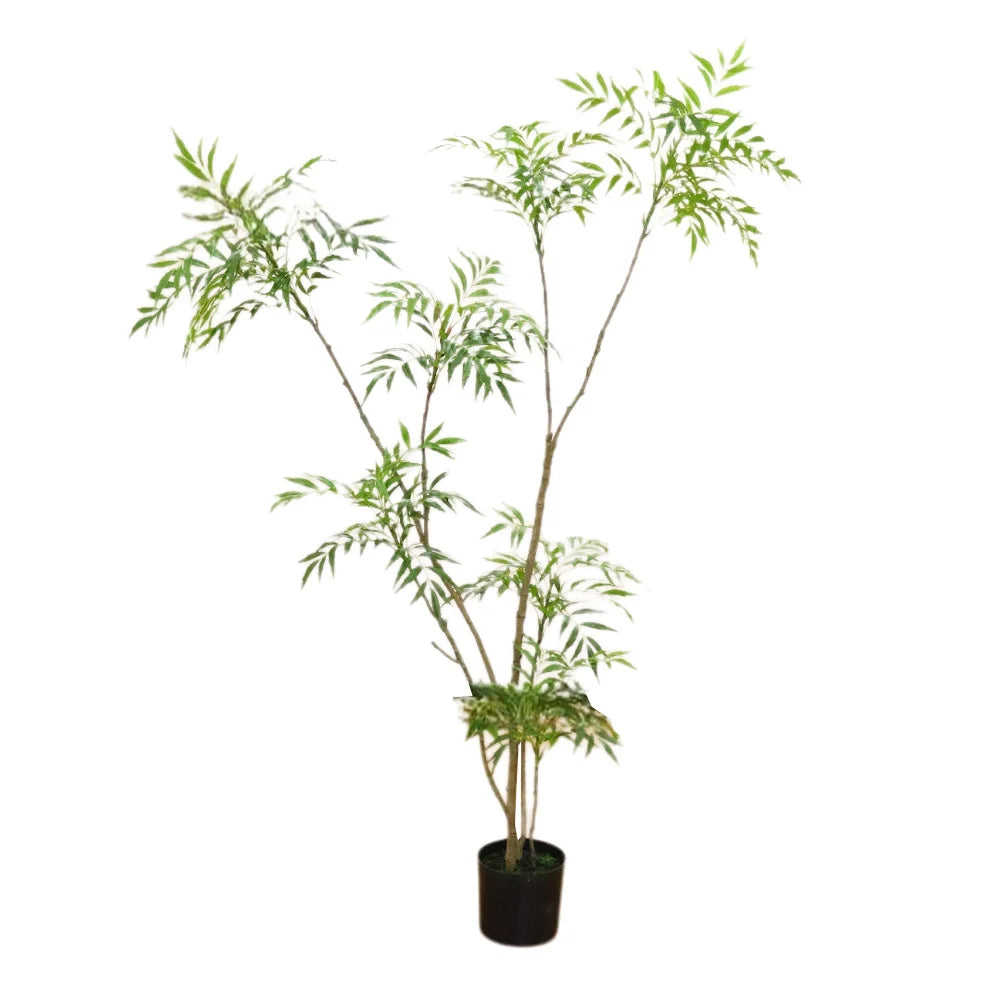 HiMISSCN Artificial Mahonia Fortunei Tree Home Decor