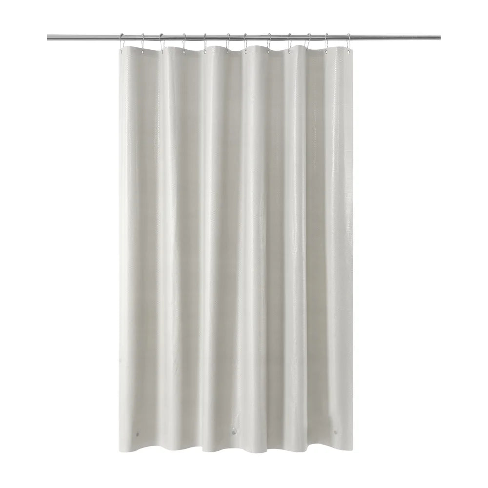 14pc Blue Dot Shower Curtain Set for Easy Bathroom Upgrade