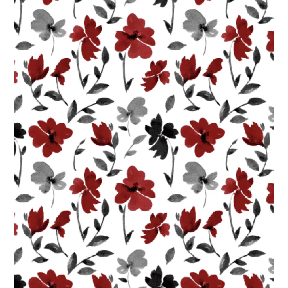Floral Shower Curtain 72x72 Polyester Water Resistant
