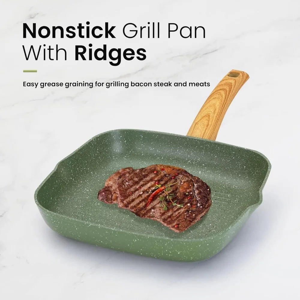 30 Piece Nonstick Cookware Set Pots And Pans Granite