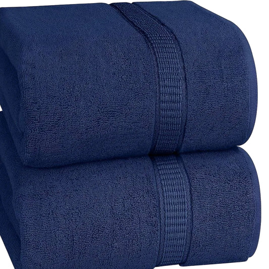 Luxurious Bath Sheets Set 2 Pieces 600GSM Organic Cotton