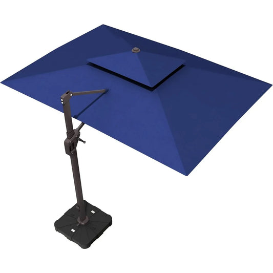 Patio Cantilever Umbrella With 360 Degree Rotation Windproof