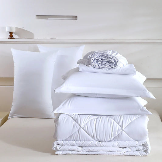 White Comforter Set with Pillows for Ultimate Comfort