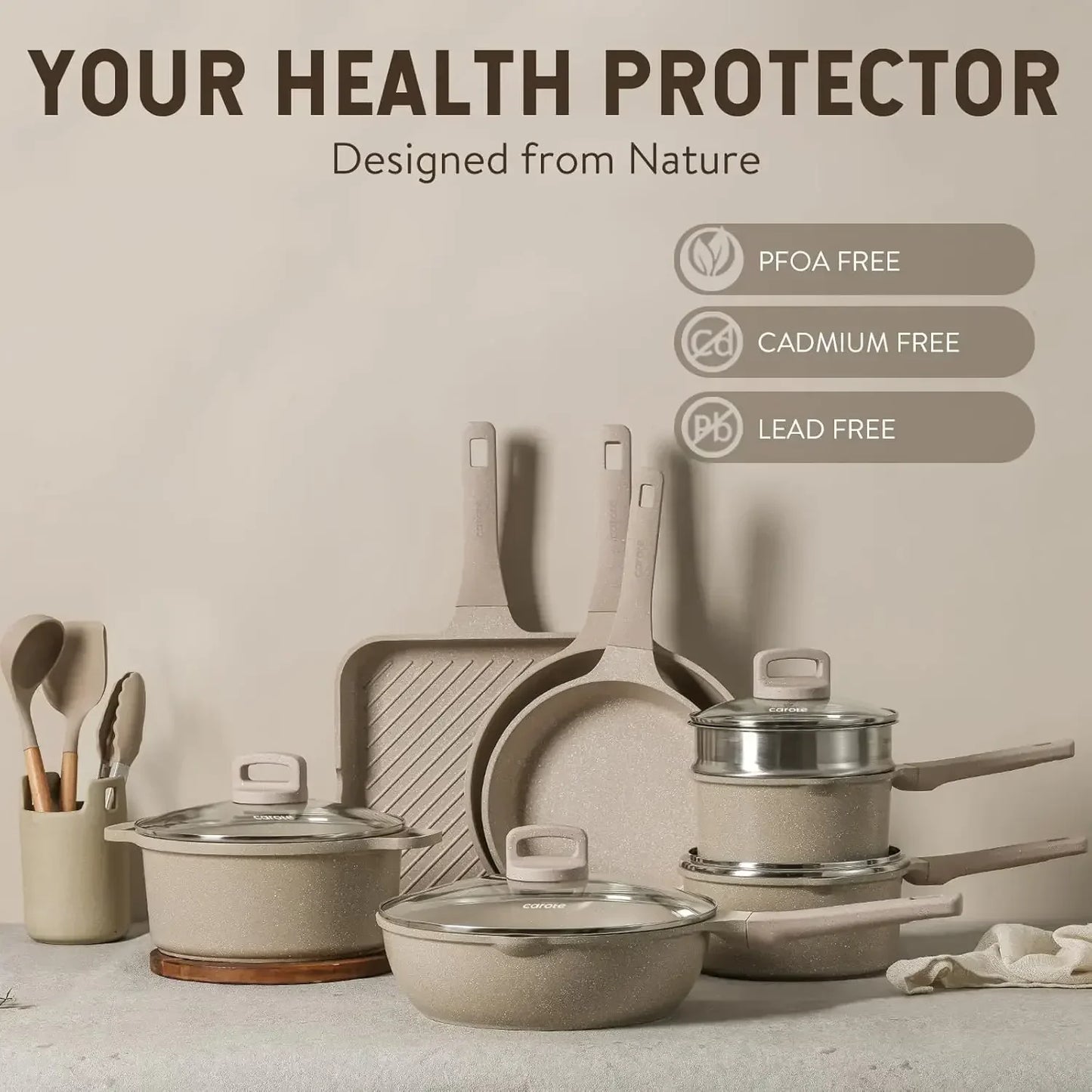 Non Stick Pots and Pans Set for Effortless Cooking