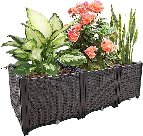 Large Outdoor Planters Elevated Garden Boxes Raised Beds